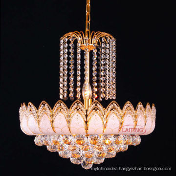 Hot Sale Antique Gold Luxury Crystal Chandelier for Living Room LT-70103